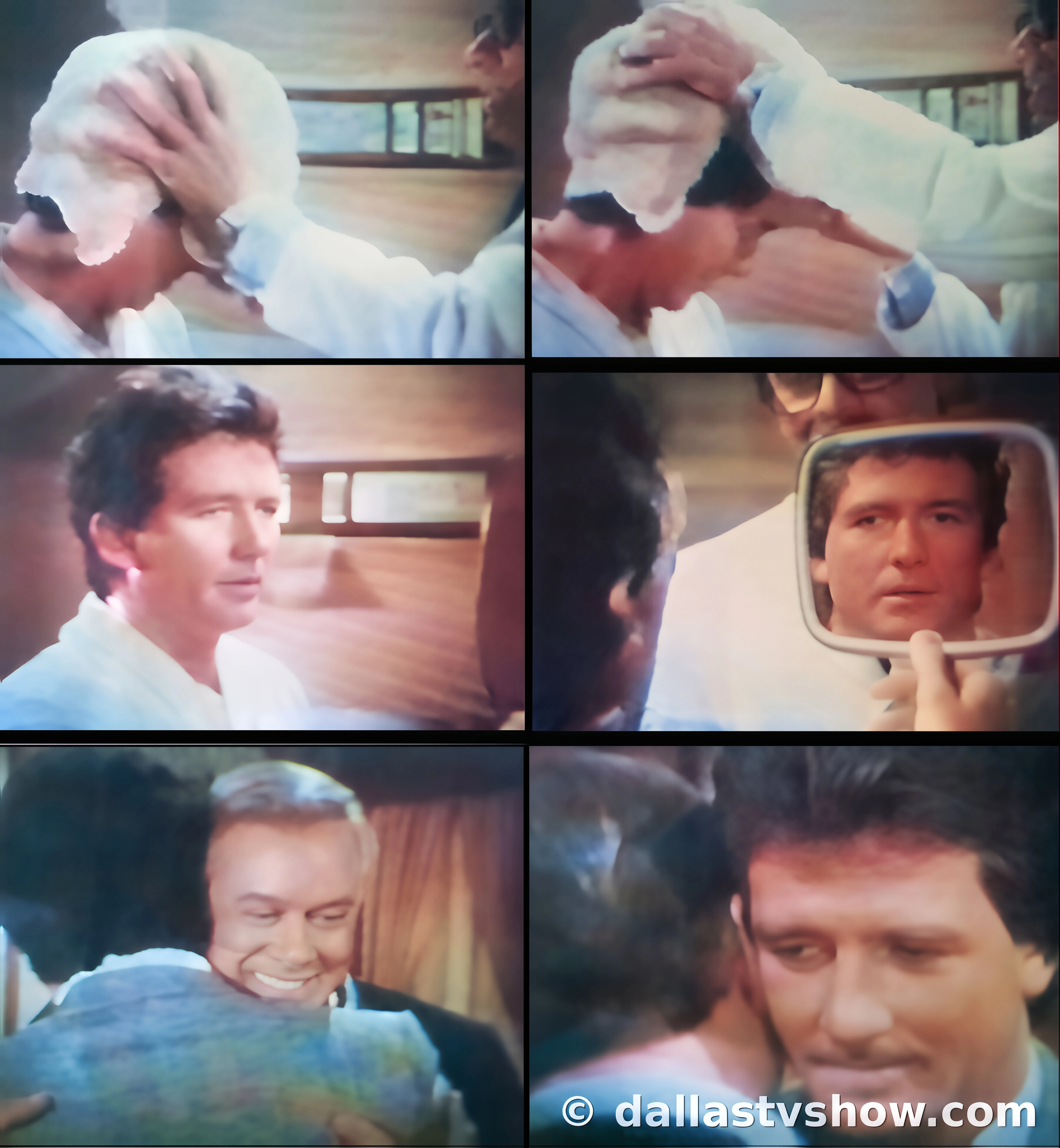 Dallas alternative Bobby return storyline: bandages removed as J.R. reacts